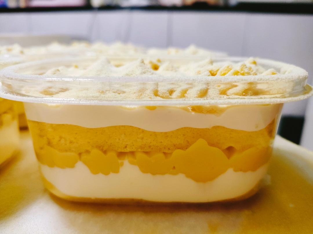 豆香浓郁甜而不腻❗️自制网红豆乳盒子蛋糕