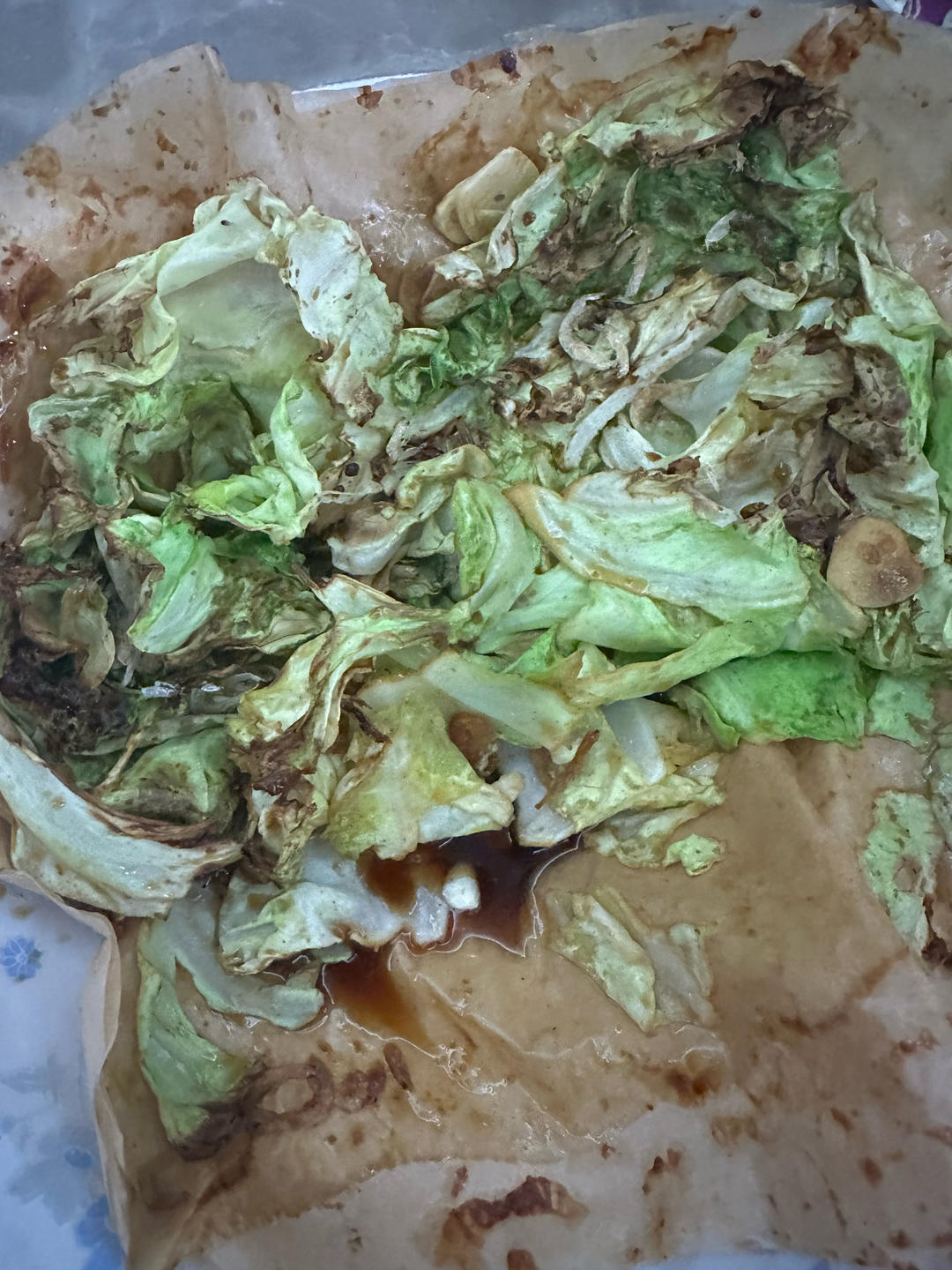 空气炸锅洋白菜