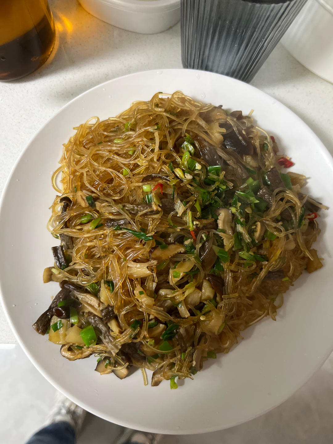 香菇干贝粉丝煲