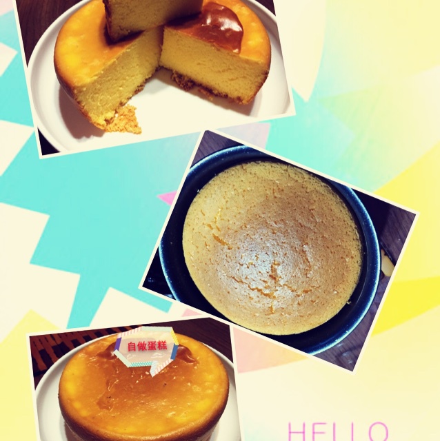 6寸原味戚风蛋糕