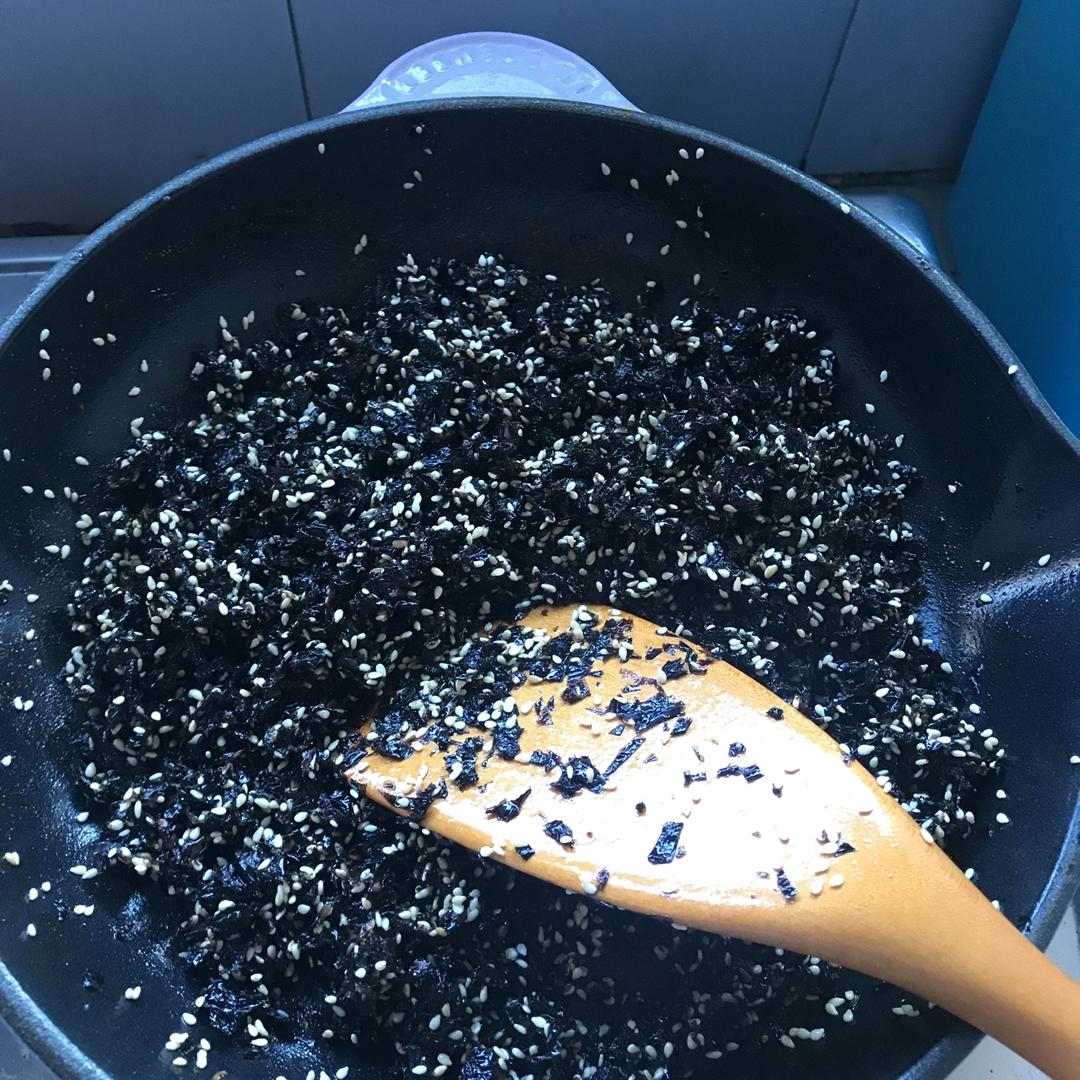 用紫菜做海苔【芝麻海苔碎】超级简单
