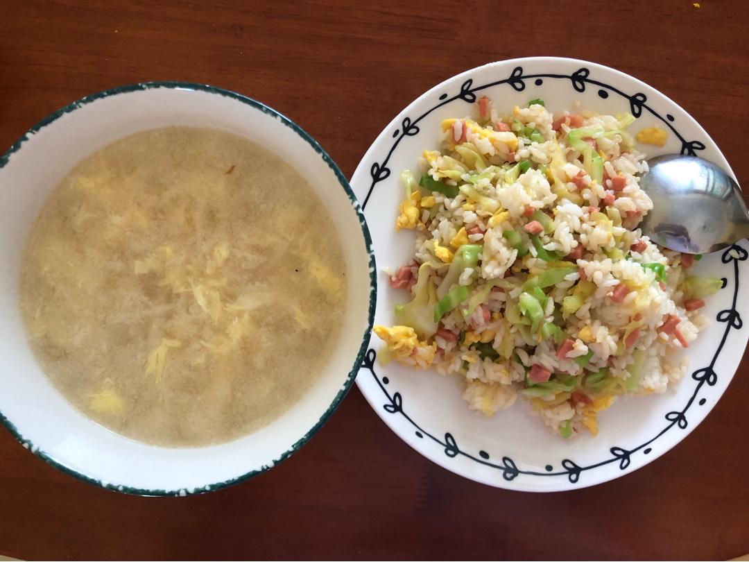 甘蓝蚝油蛋炒饭