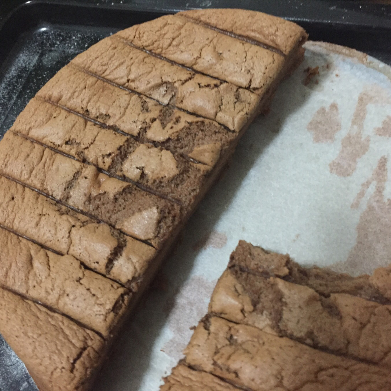 不消泡的巧克力戚风