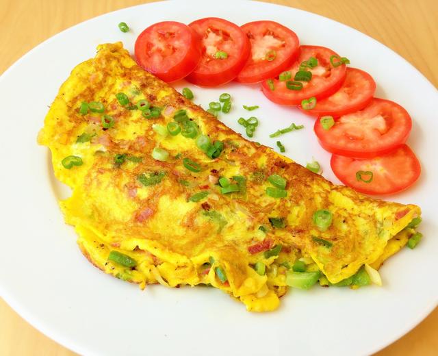 香草奶酪omelet【Fines Herbes Omelet】的做法