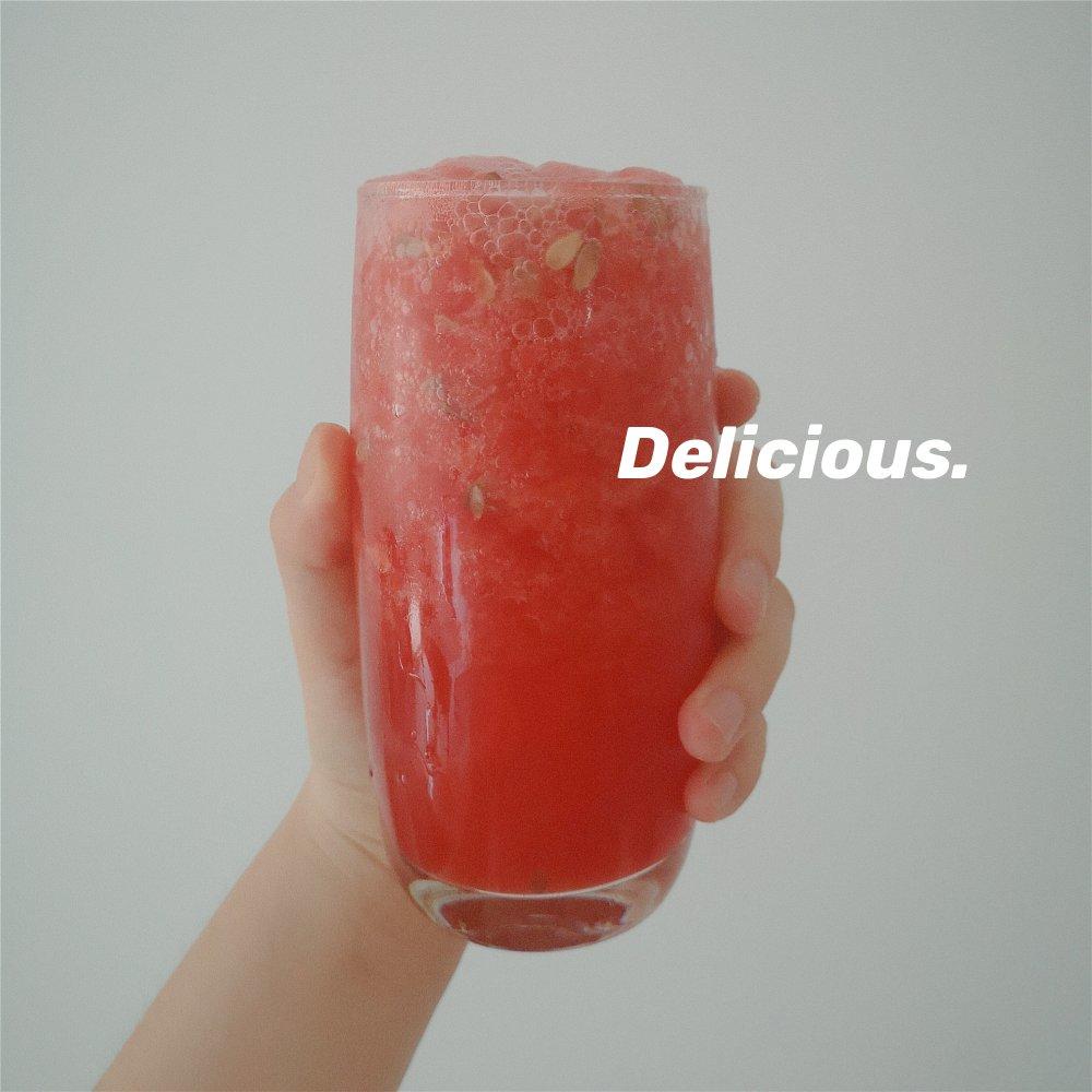 春行早做的西瓜气泡水