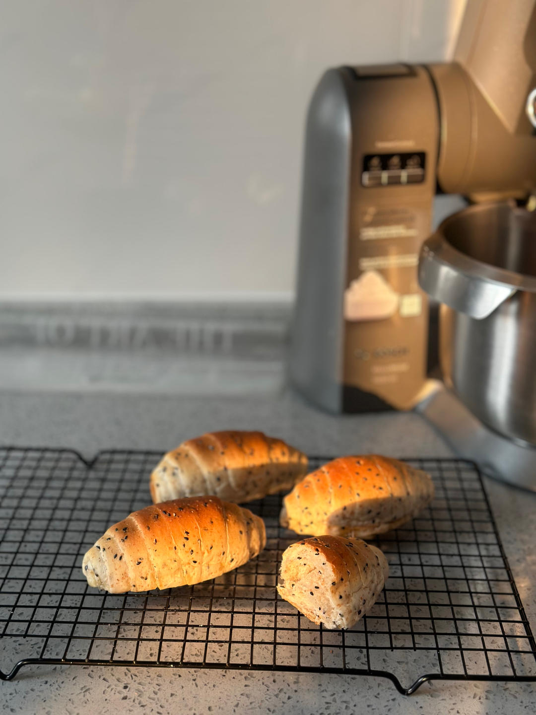 全麦盐面包卷｜日式海盐卷｜永远吃不腻