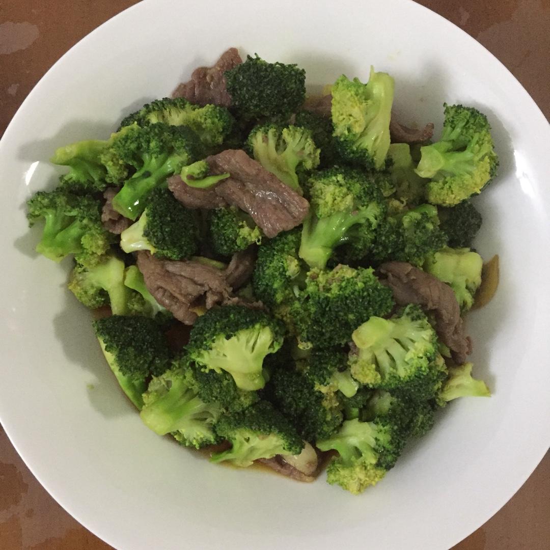 牛肉炒西兰花
