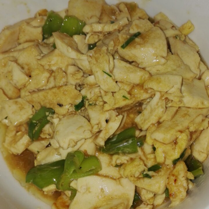 蚝油嫩豆腐