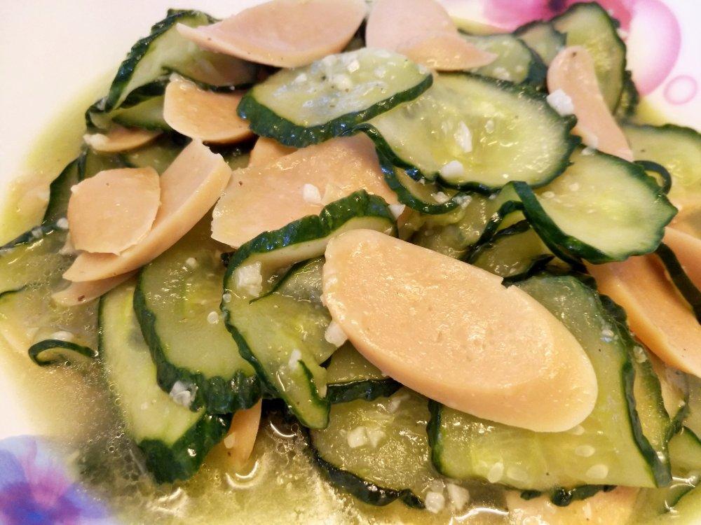 黄瓜炒火腿肠