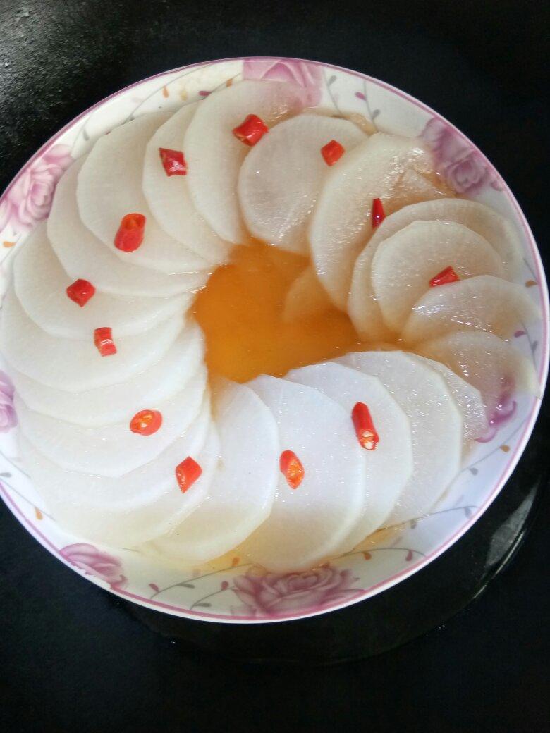 橘子香蕉火龙果鹤做的清蒸白萝卜