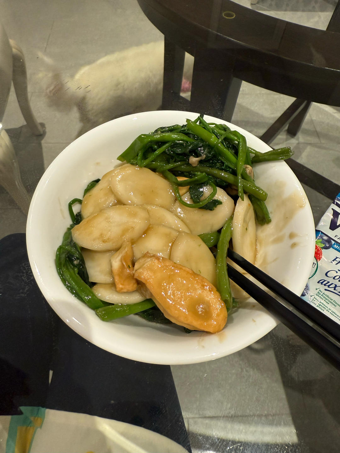 腐乳年糕通心菜
