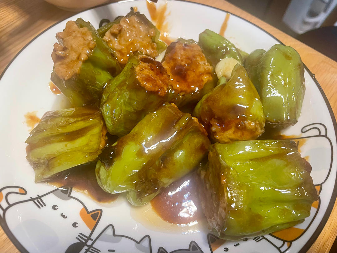 虎皮青椒/青椒塞肉