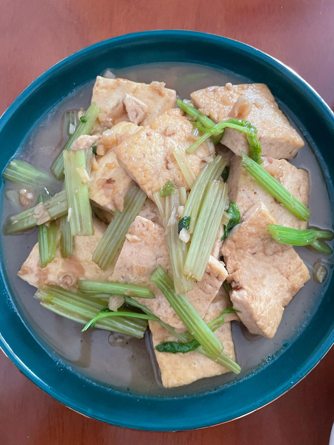 好吃好做又下饭的芹菜家常豆腐