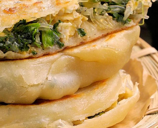 菠菜粉丝馅儿饼的做法