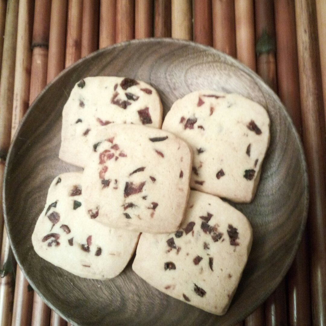 低糖少油版蔓越莓饼干