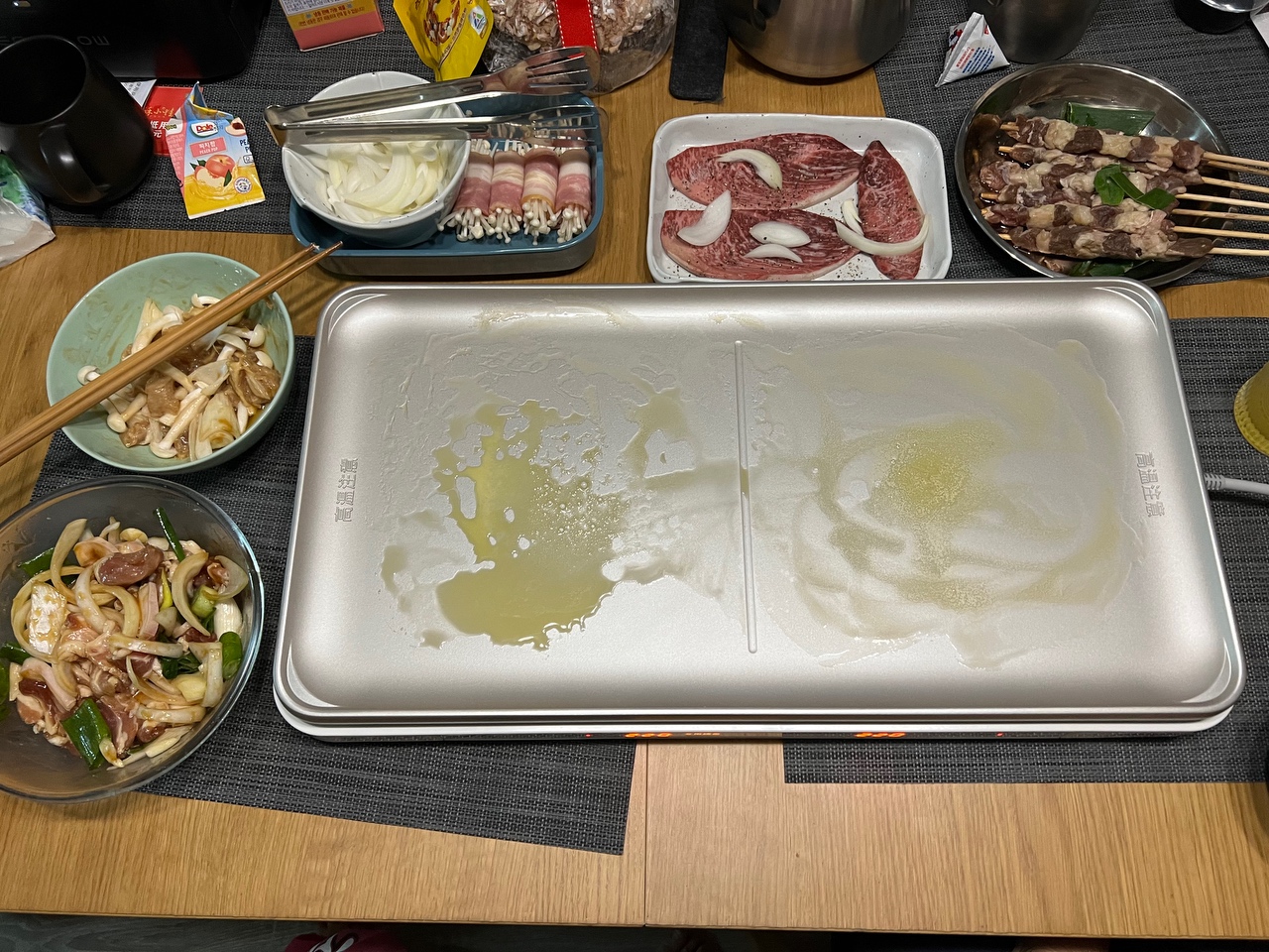 家宴聚嗨盘电烤盘菜单的做法