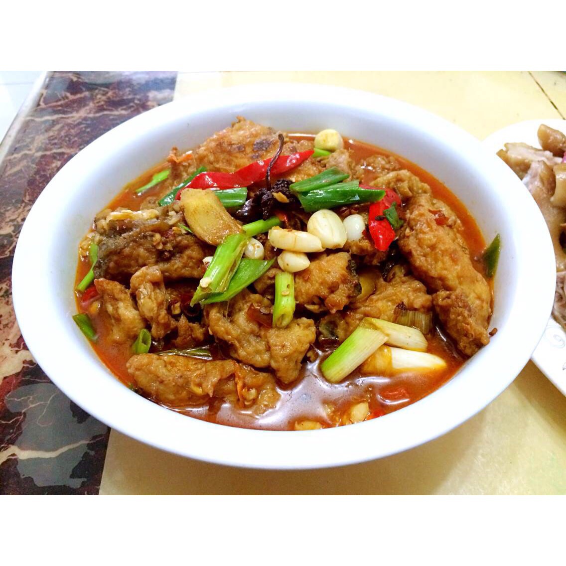 安徽鸿烈犬舍做的红烧瓦块鱼