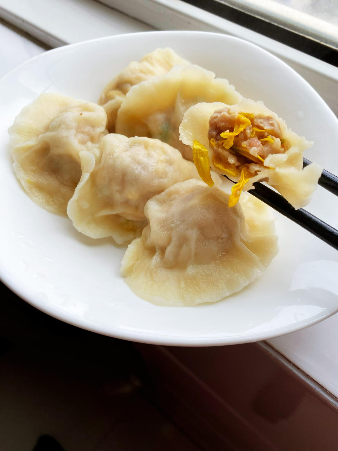 鲜花饺子的做法