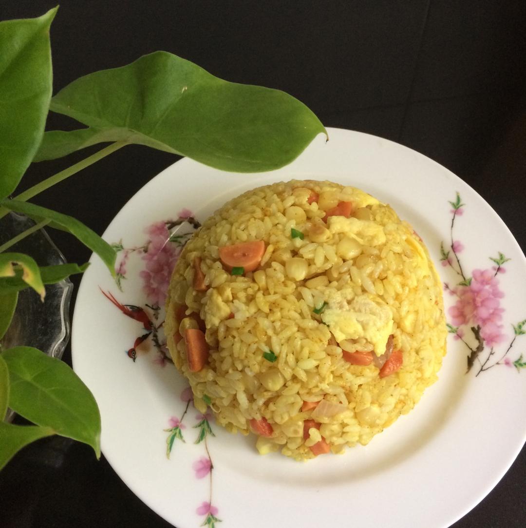 超好吃的咖喱炒饭