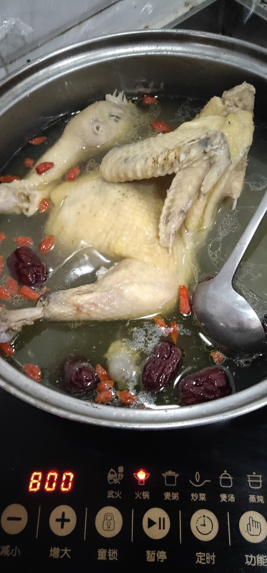 一鸡两吃☞人参鸡汤&手撕鸡的做法 步骤4