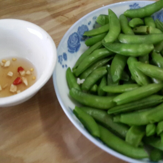 水煮甜豆