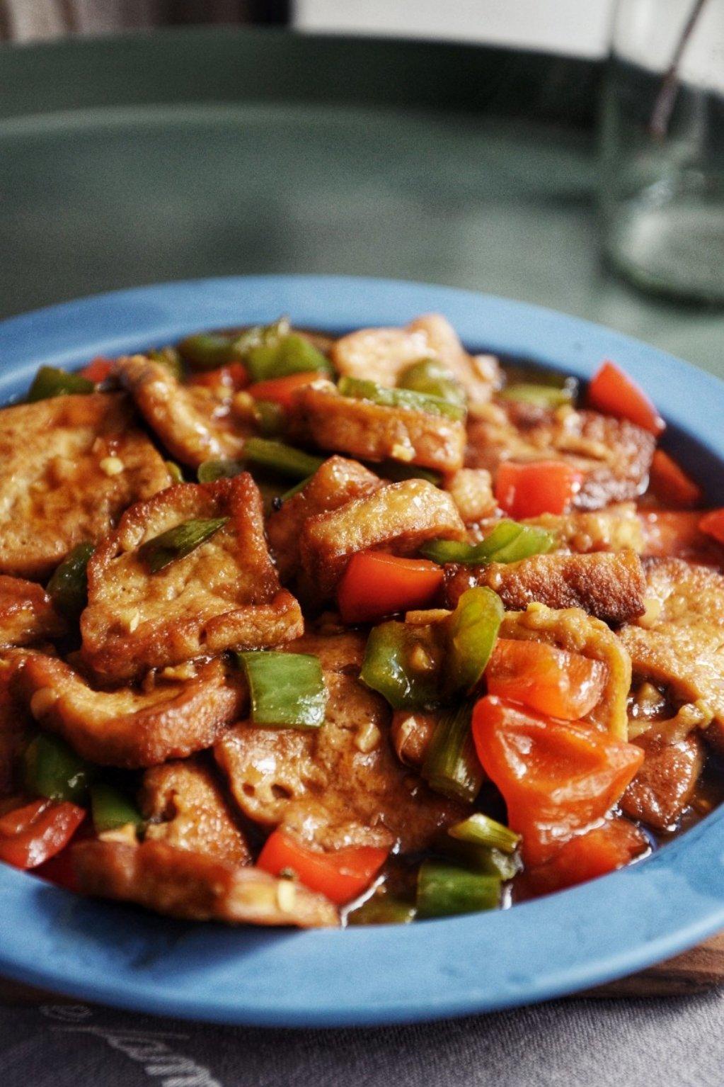 家常豆腐(彩椒版)