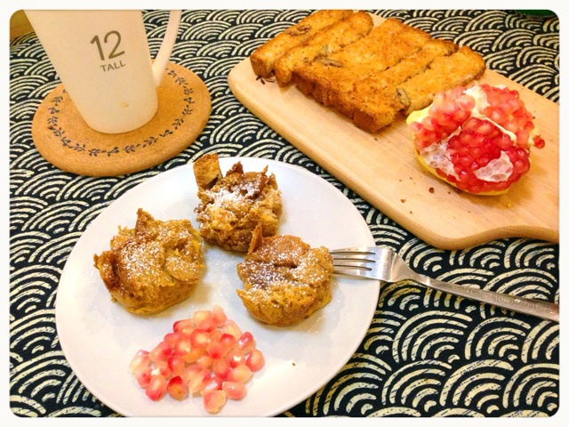 咖啡味面包布丁