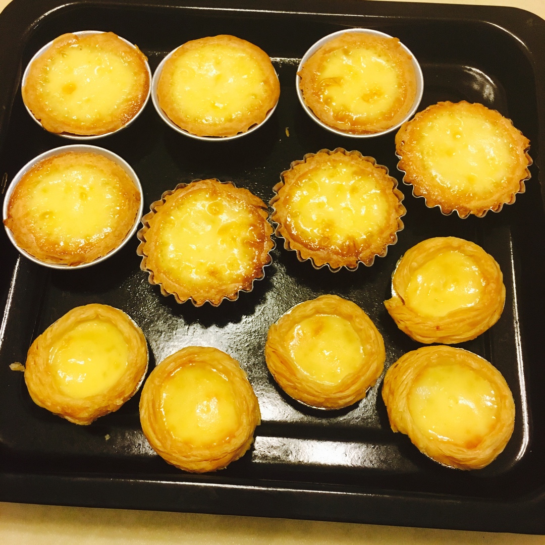 【视频食谱】不用开酥的曲奇蛋挞