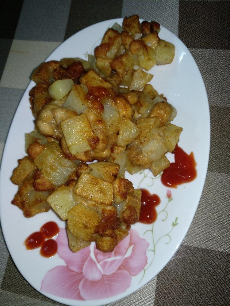 土豆鸡肉烙