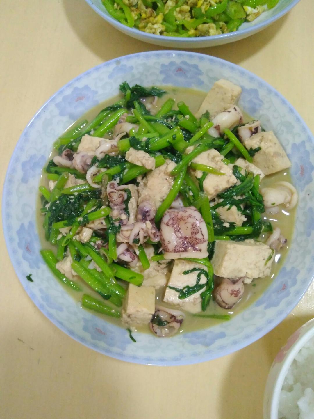 笔管鱼炖豆腐