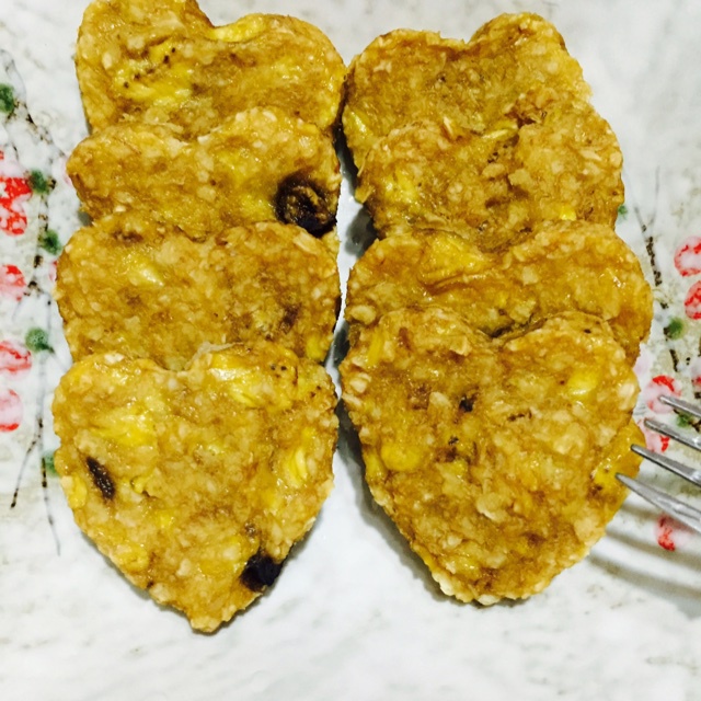 最简单的燕麦饼干（只用2种材料）免烤