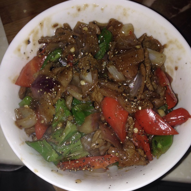 黑椒牛柳