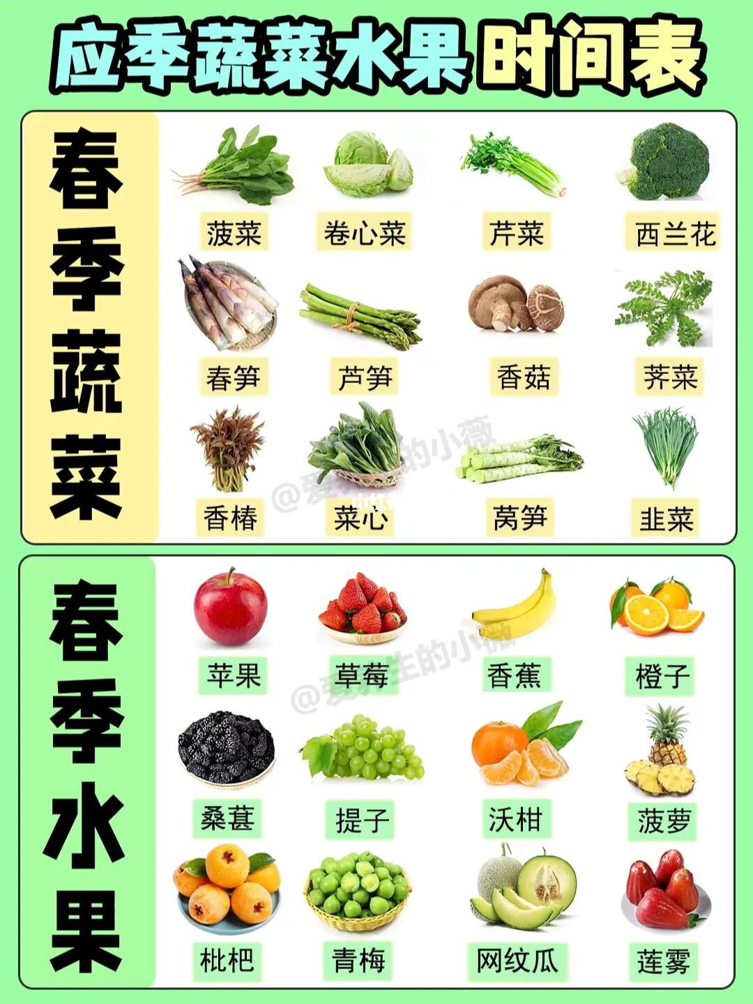 四季水果蔬菜的做法