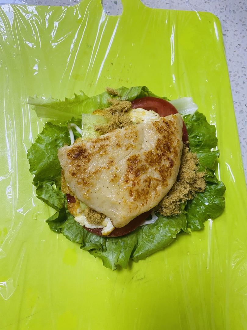 关晓彤同款蔬菜三明治教程