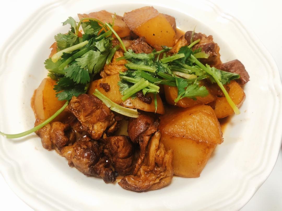 萝卜烧羊肉