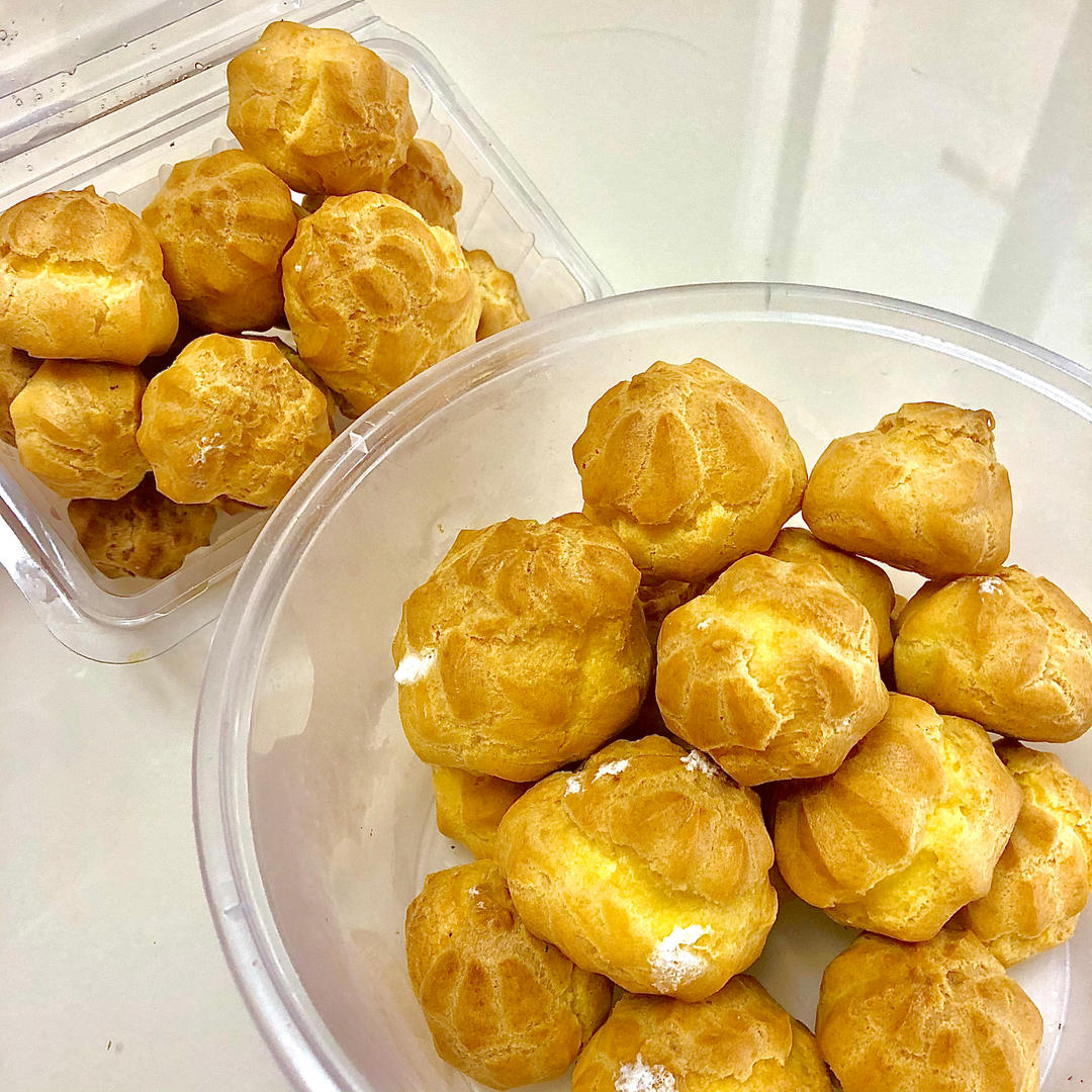 简单易成功的奶油小泡芙做法