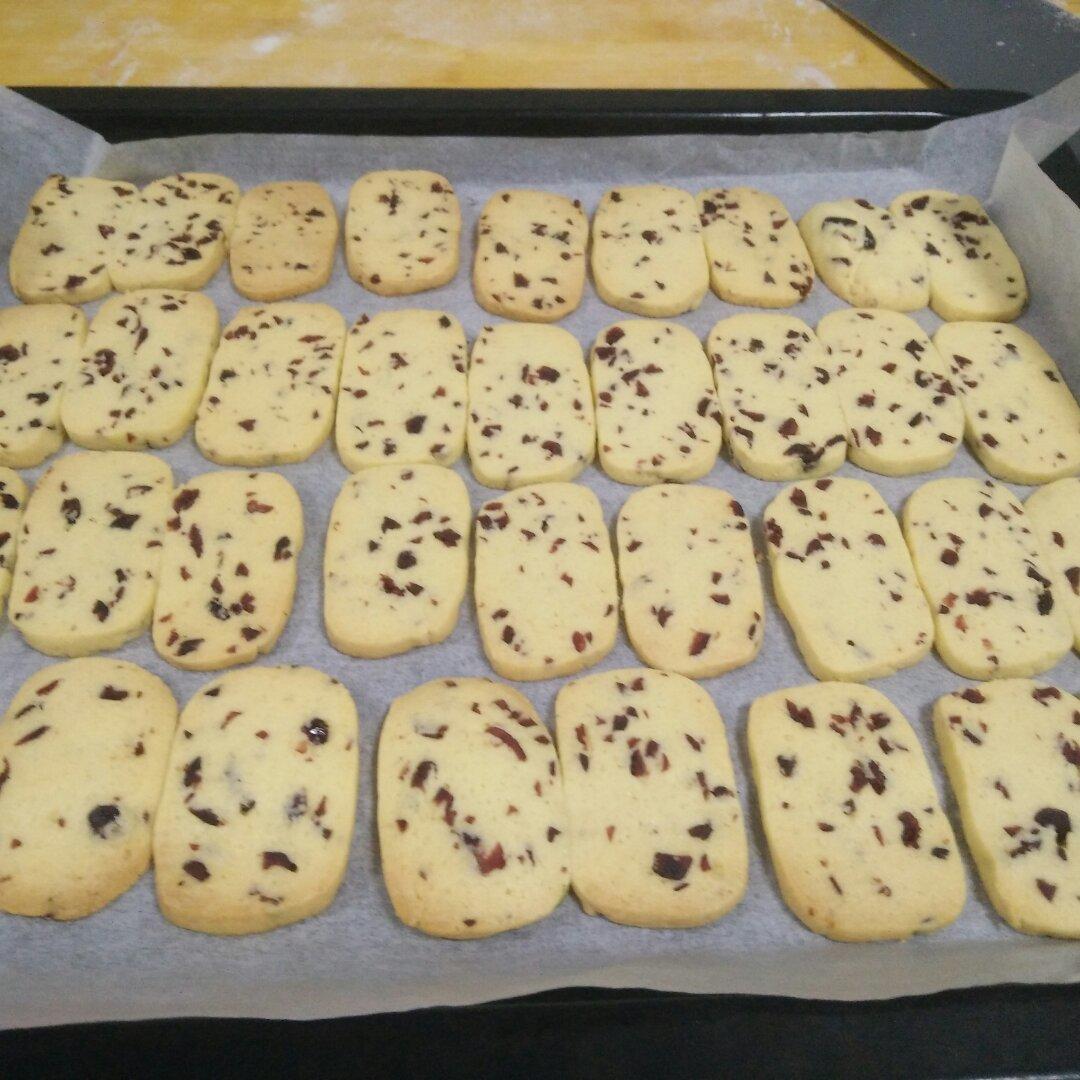 低糖少油版蔓越莓饼干