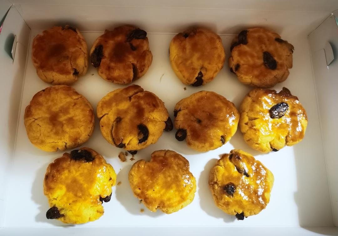 空气炸锅版葡萄奶酥饼干