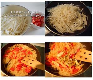又想吃又爱吃的番茄土豆丝的做法 步骤1