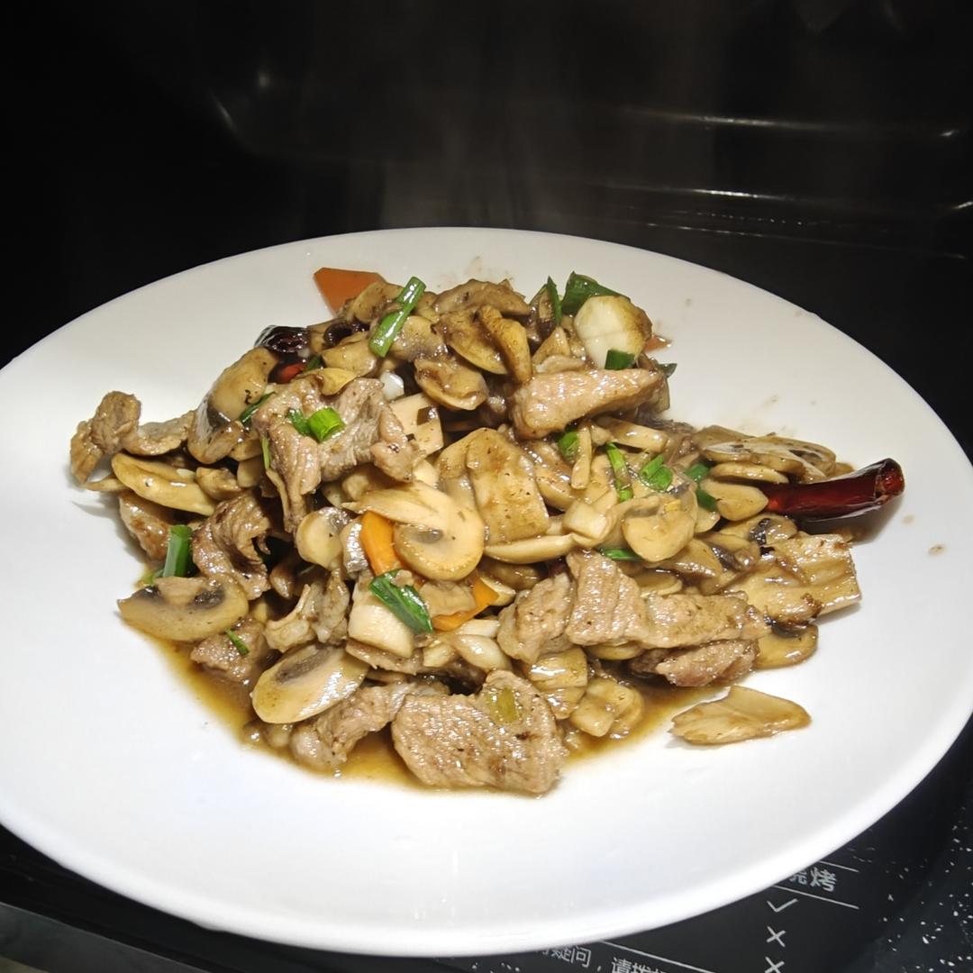 下饭菜蚝油炒口蘑