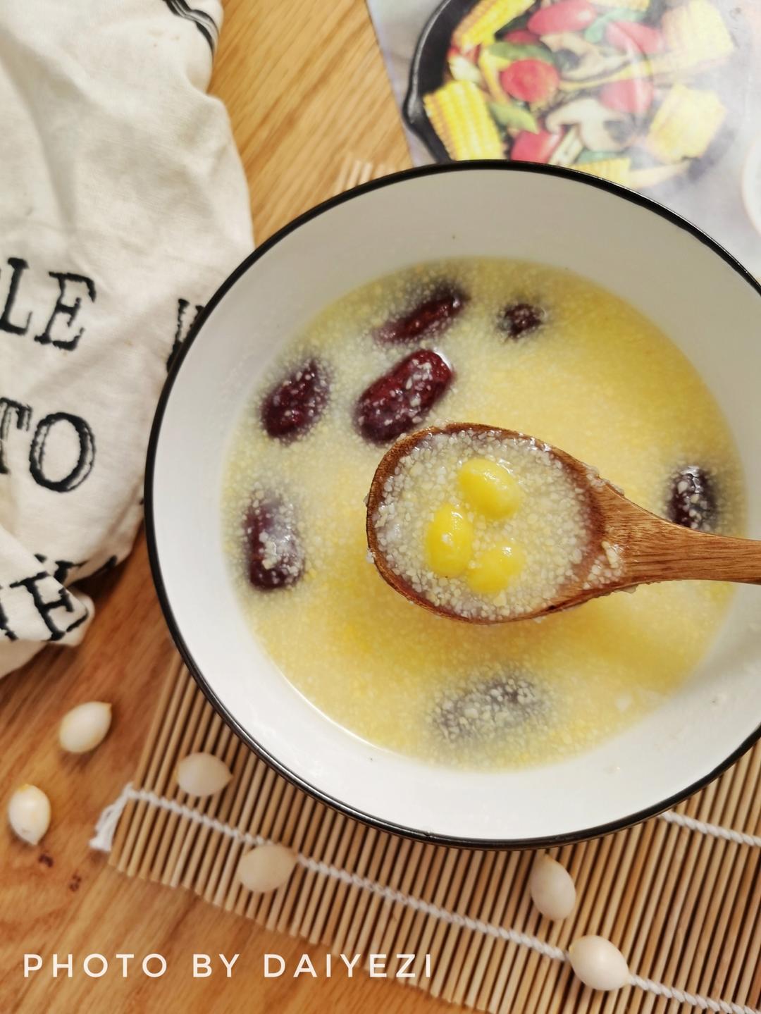 红薯玉米碴子粥