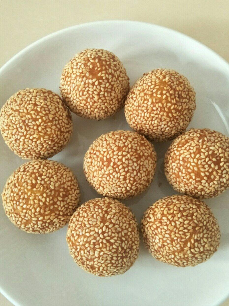 黄金球之一（南瓜芝麻球）