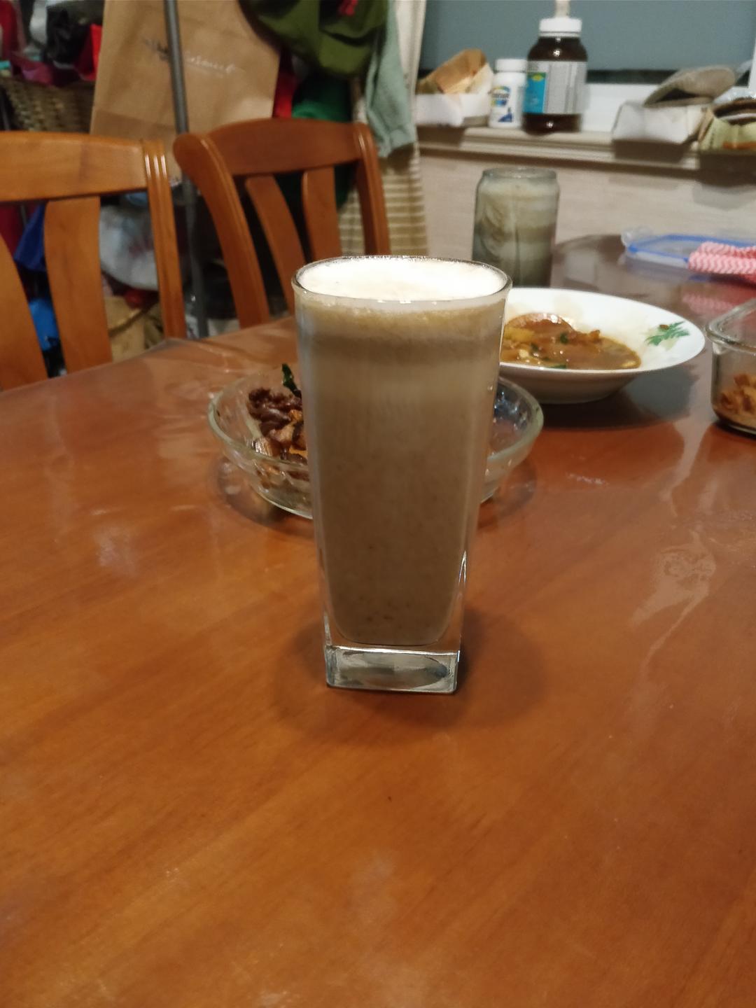 绿豆沙牛奶的做法