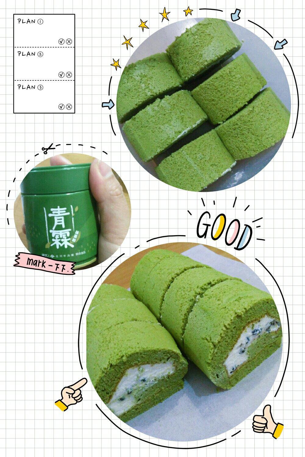 烫面抹茶蛋糕卷（卷不易裂）