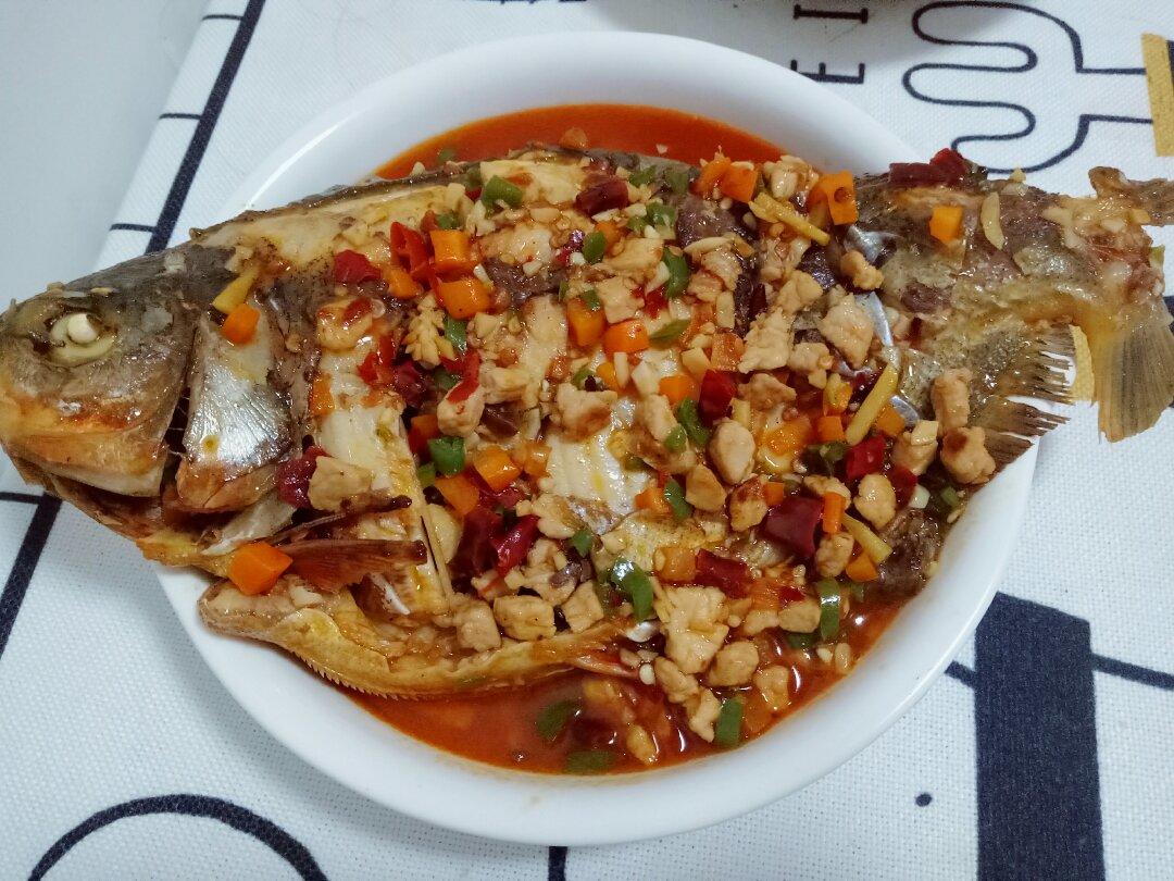 家常红烧鲳鱼