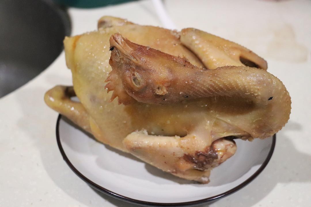 盐焗鸡（粗盐版）