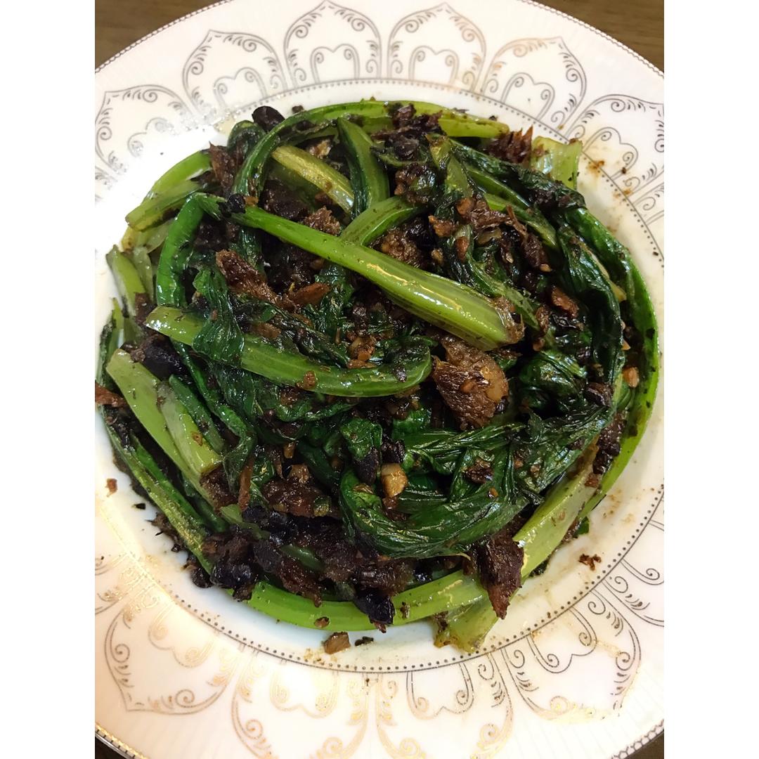 豆豉鲮鱼油麦菜