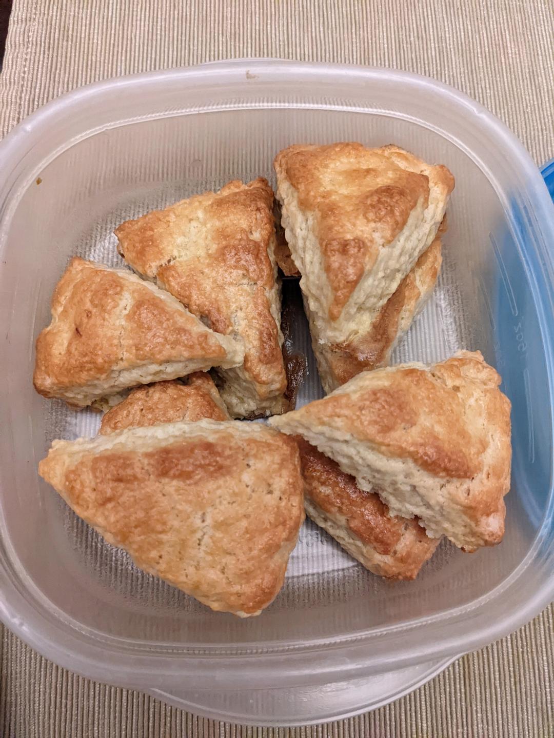 柠香椰子油司康Lemon Coconut Oil Scone
