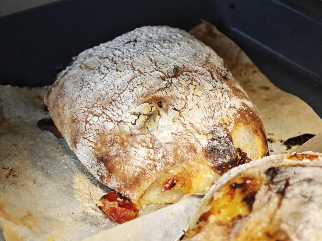 【ciabatta】家庭版恰巴塔，软乎乎的拖鞋面包