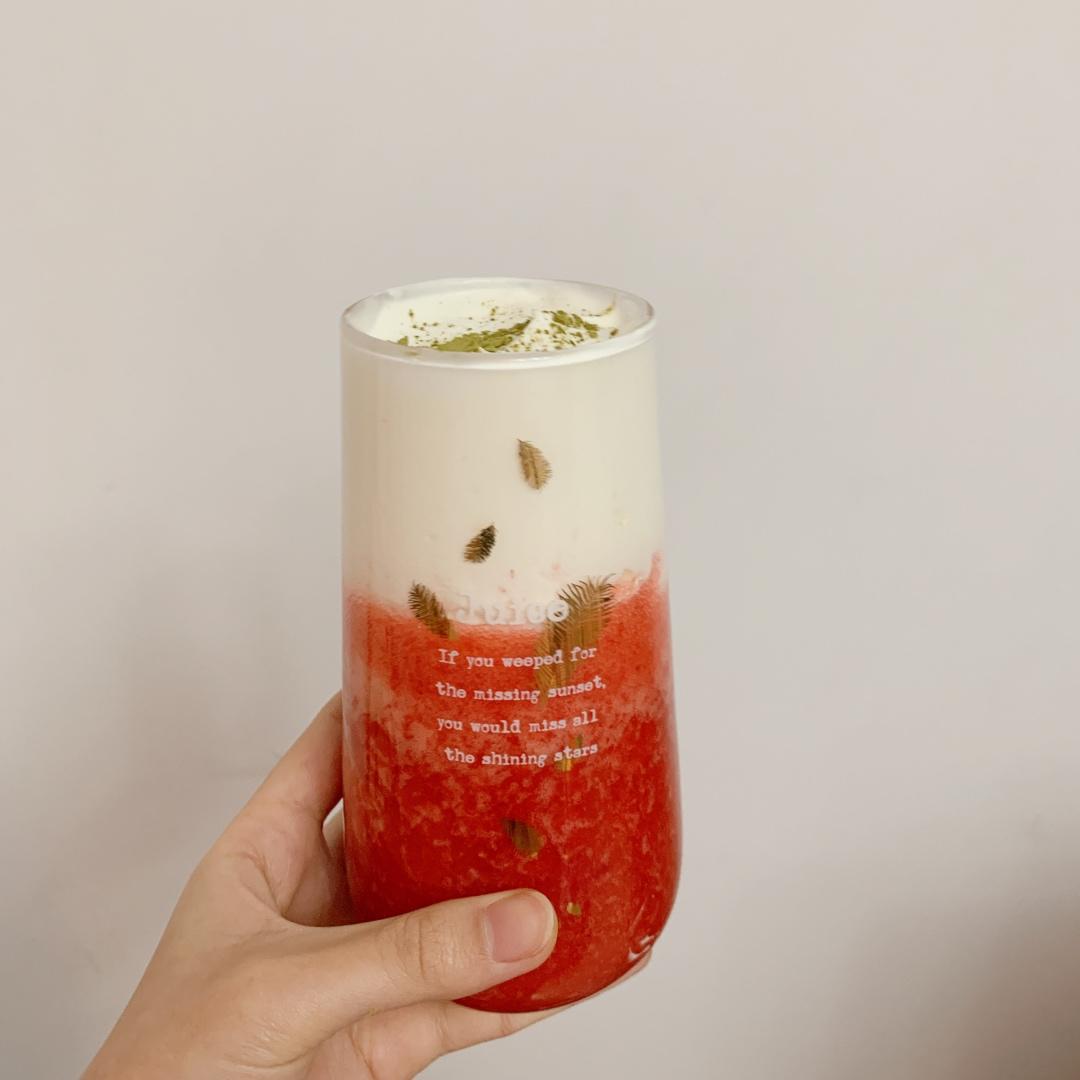 自制喜茶款【芝士莓莓】